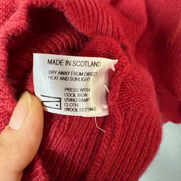 Tuttle Golf Collection 100% Cashmere Made in Scotland Crew neck Sweater Men's XL - Picture 4 of 16